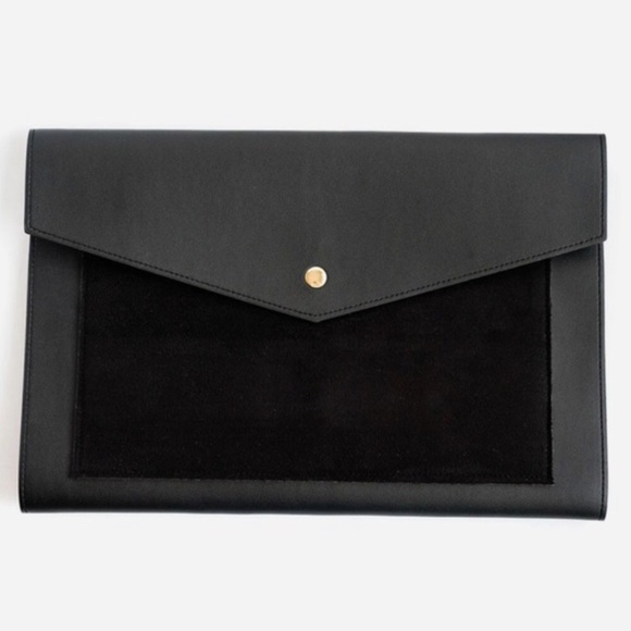 Glass Ladder & Co. Megan Portfolio Clutch in Black - Picture 3 of 4